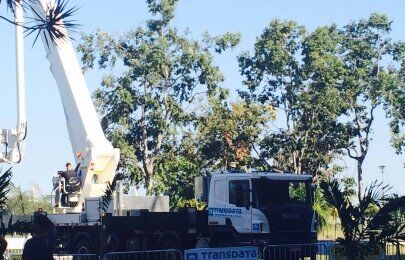 Primeira Plataforma Alcance de 70 metros de Altura