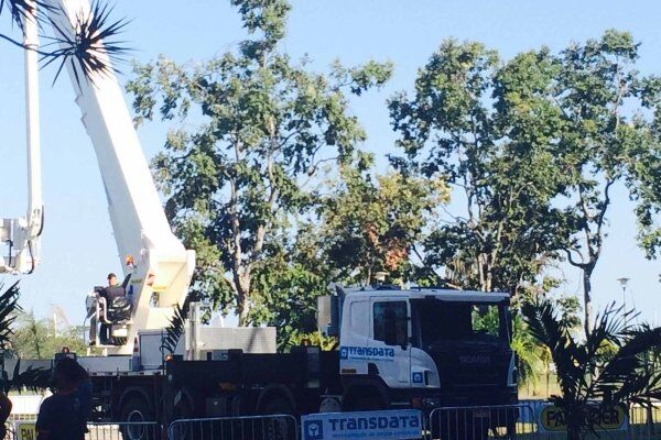 Primeira Plataforma Alcance de 70 metros de Altura